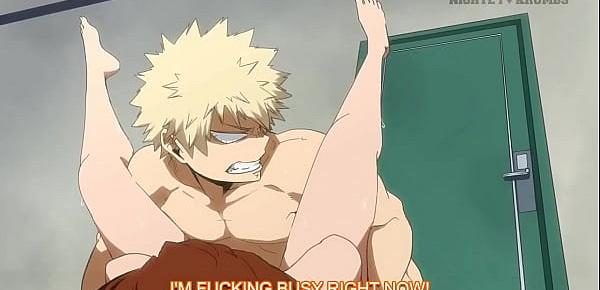  My Hero Academia - Bakugo having sex with Uraraka